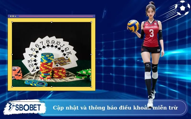 Cập nhật và thông báo điều khoản miễn trừ